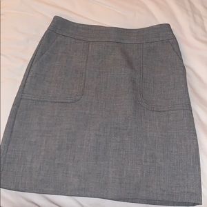 Gray professional skirt, goes with almost any top!